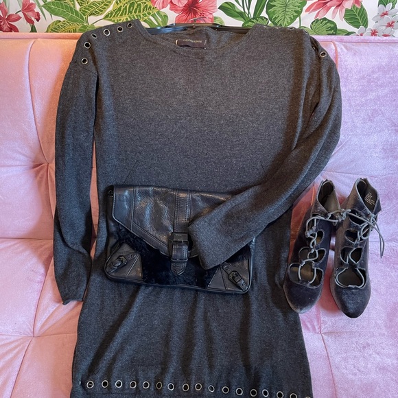 Zadig & Voltaire Edgy Sweater with Steel Eyelets - Picture 4 of 8